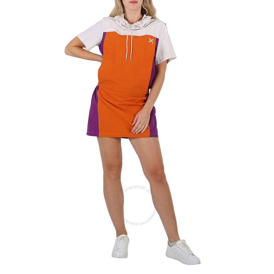 Kenzo Ladies Colorblock Sport Hooded Nylon Dress - 3