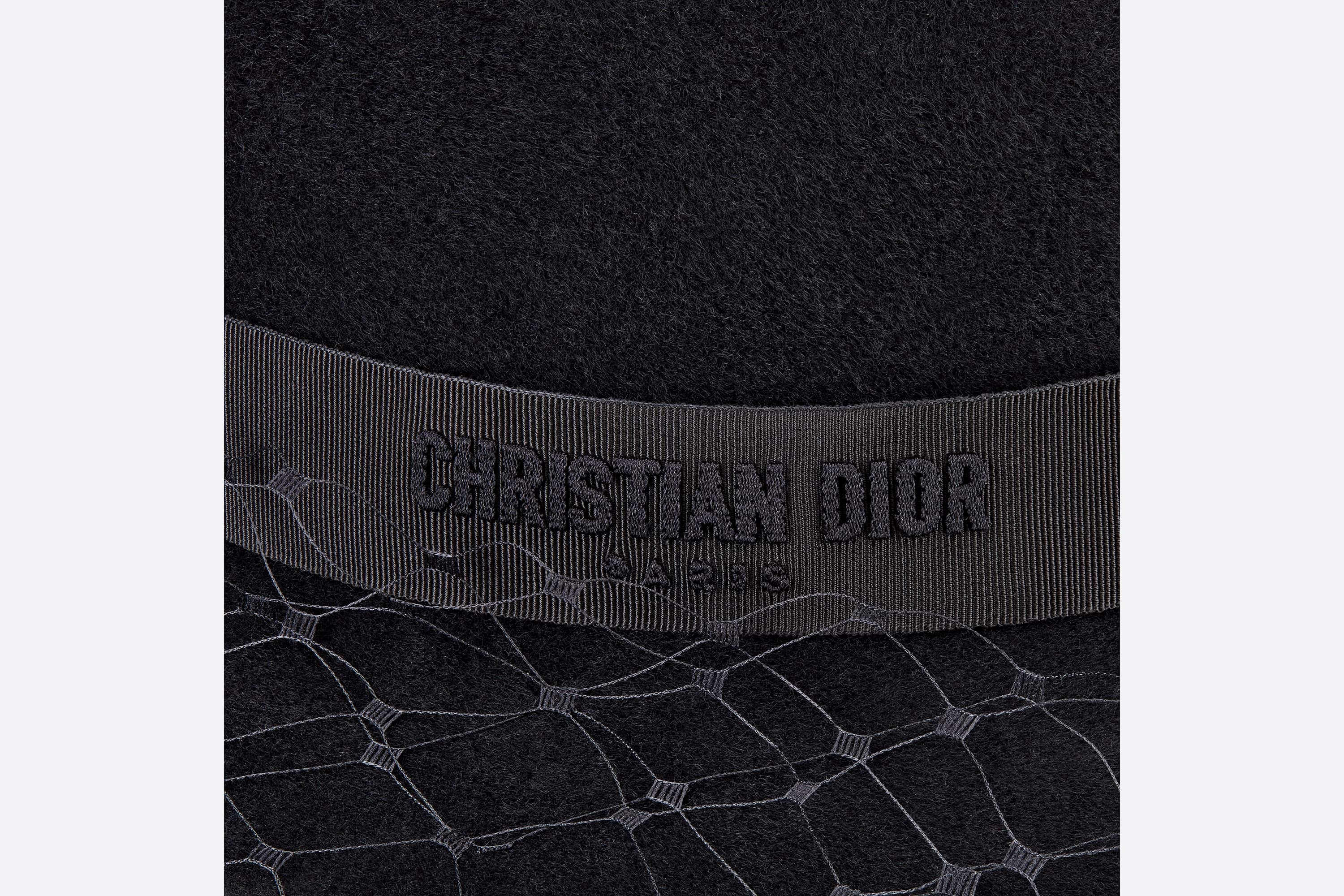 D-Tailleur Small Brim Veiled Hat - 5