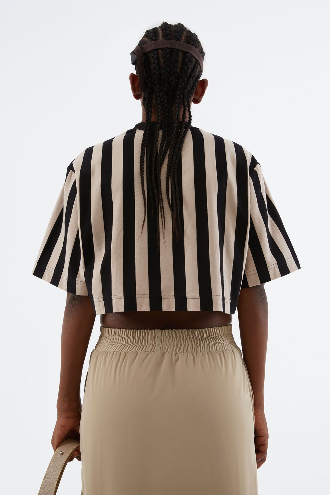 CREAM & BLACK STRIPES TOP - 4