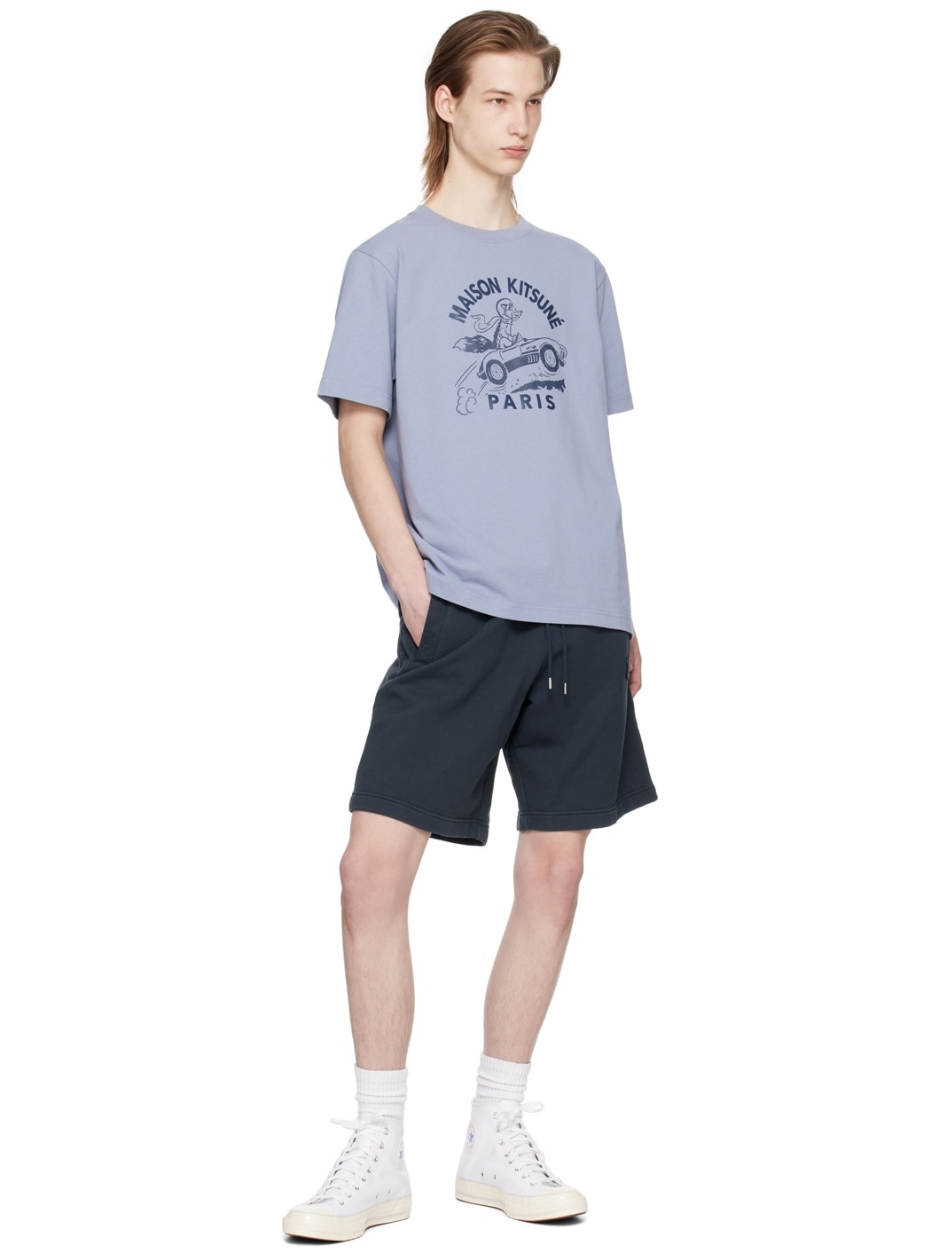Blue Racing Fox T-Shirt - 4