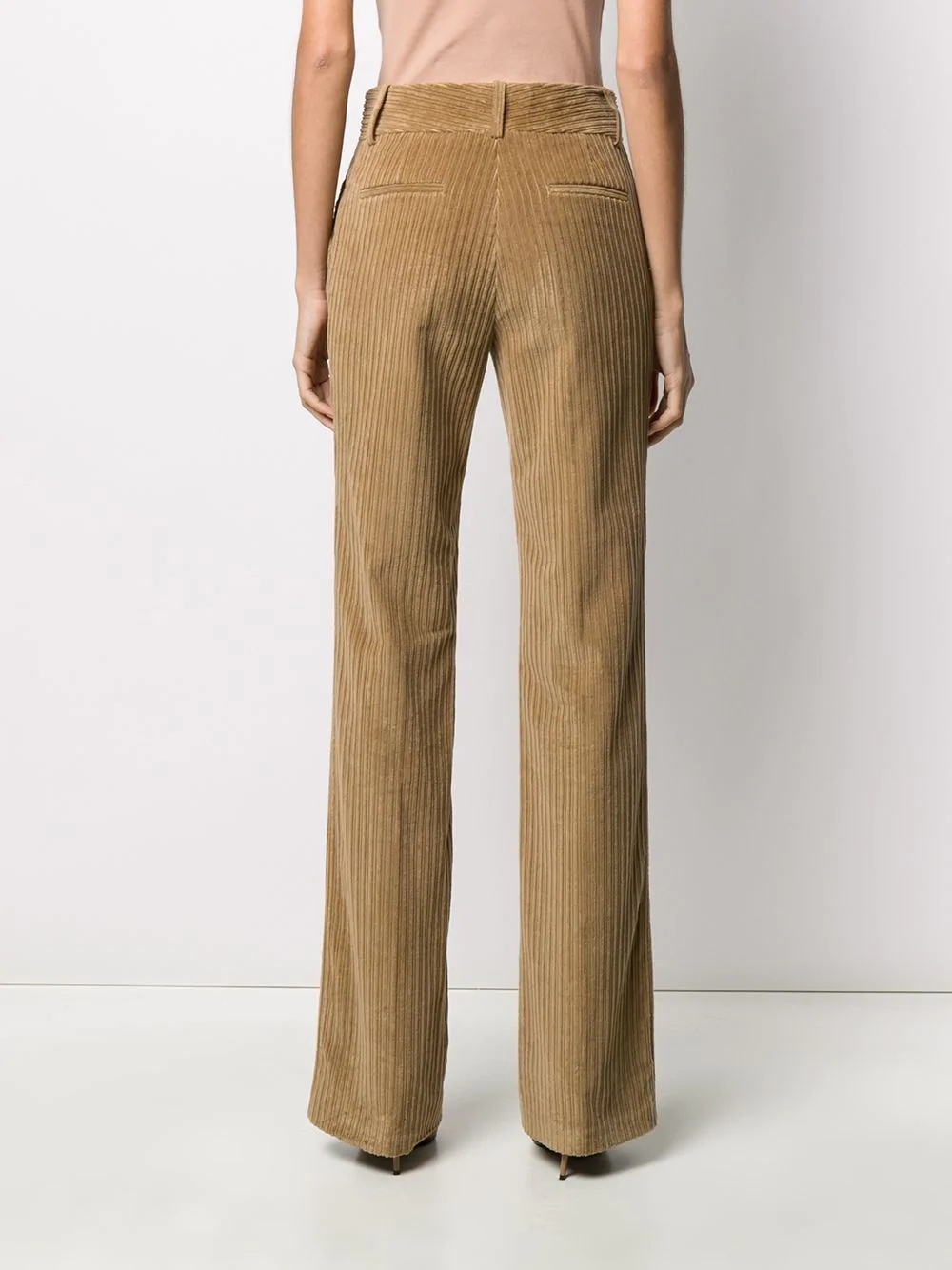 straight-leg corduroy trousers - 4