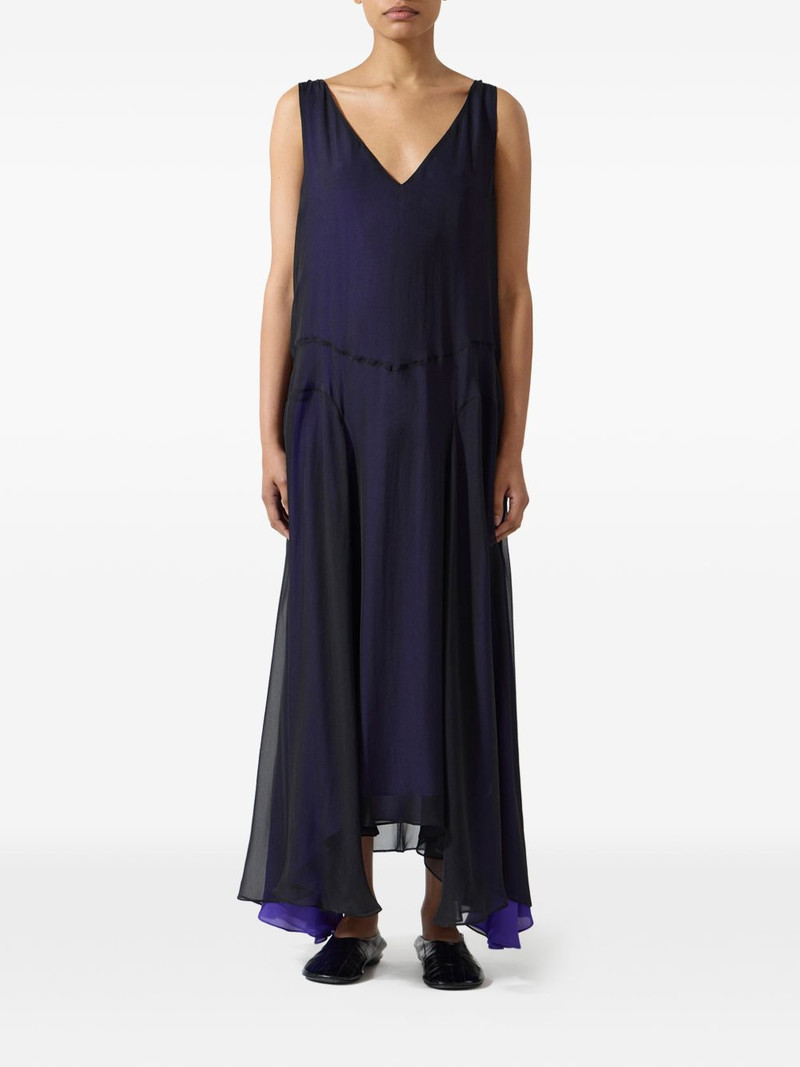 V-neck maxi dress 1