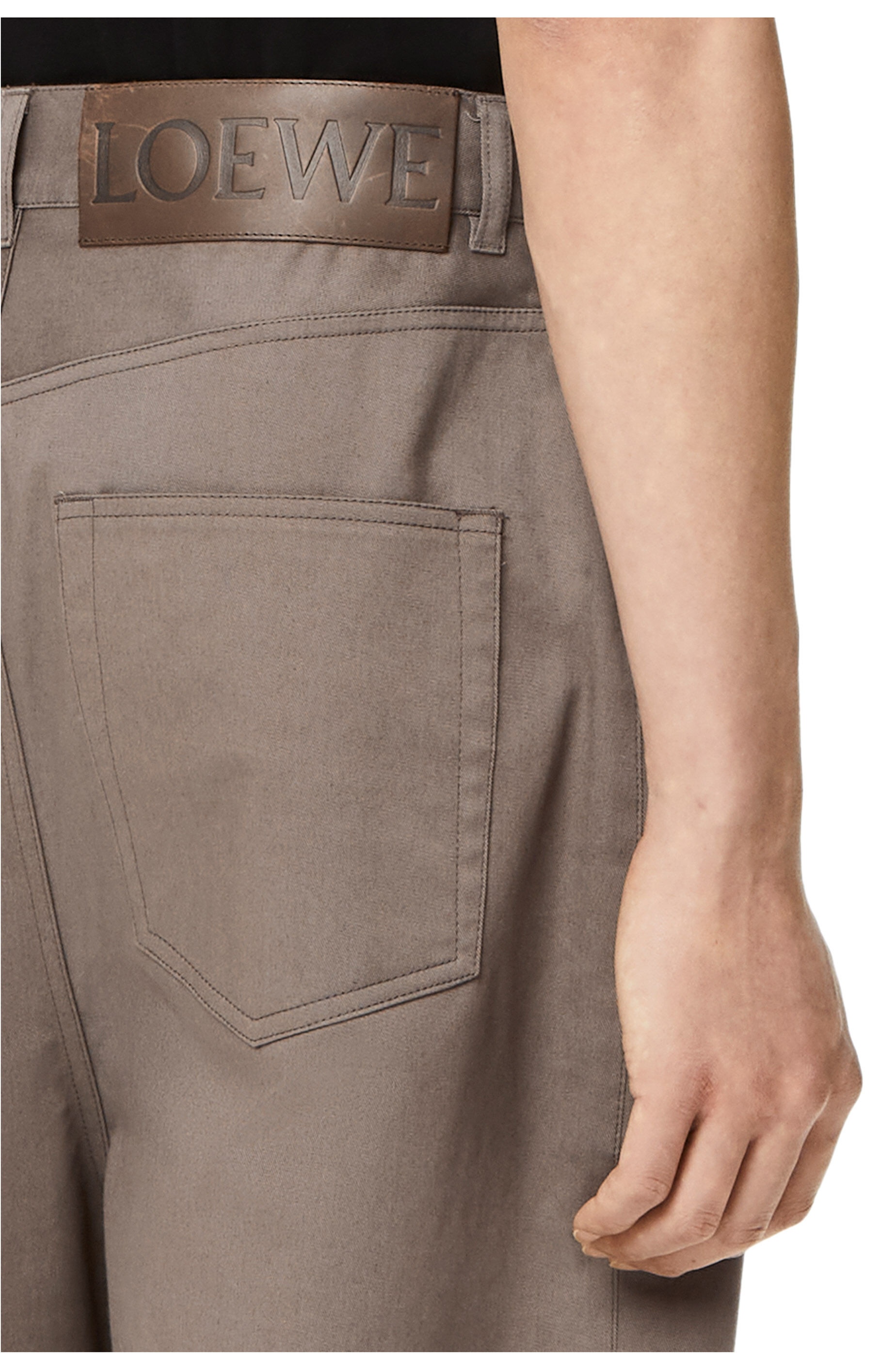 Single pleat trousers in cotton - 5