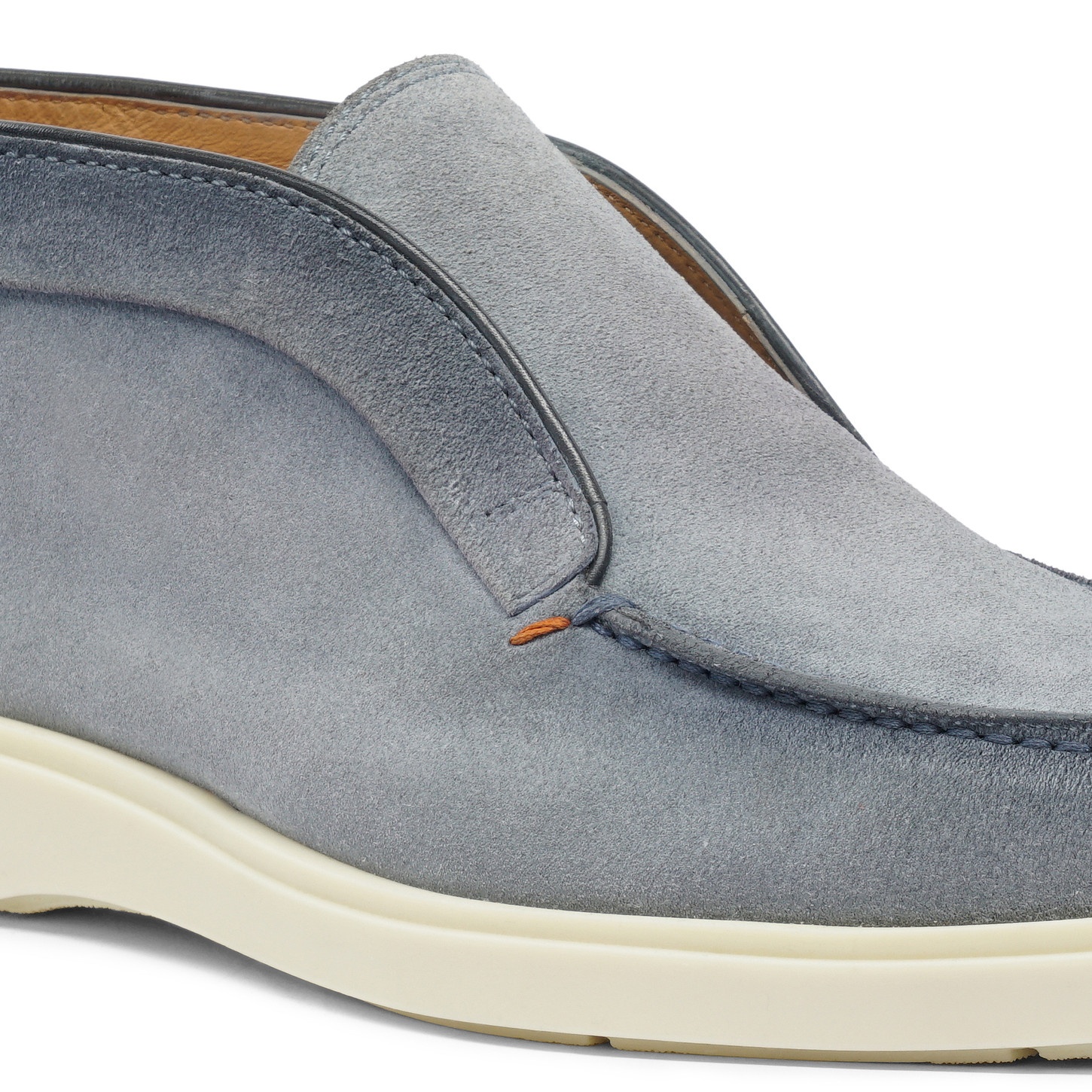 Men's light blue suede desert boot - 6