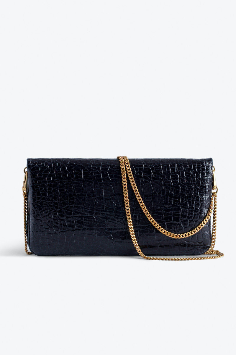 Zadig & Voltaire Rock Embossed Clutch outlook