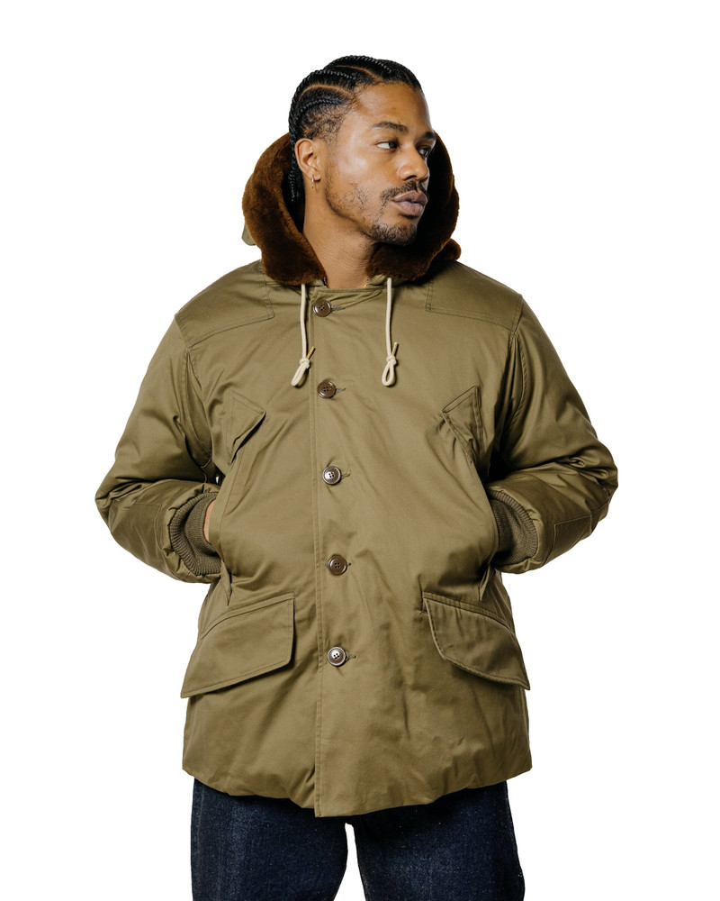 The Real McCoys MJ25103 Type B-9 Real McCoy MFG.CO Olive outlook