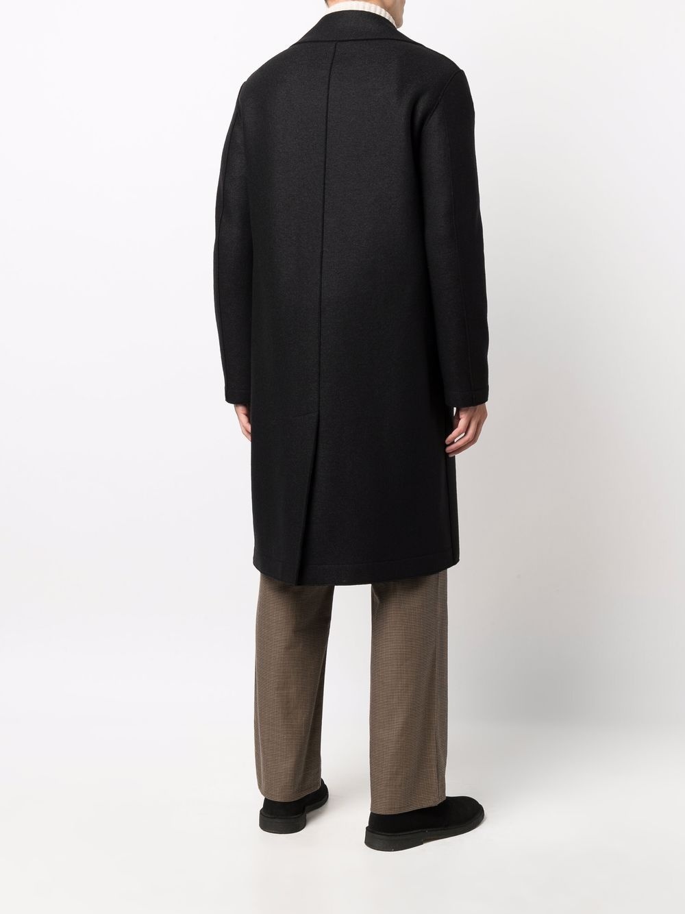 double-breasted tailored coat - 4