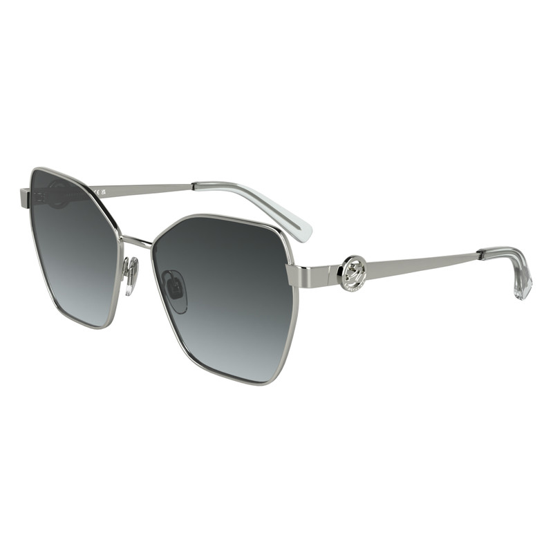 Longchamp Sunglasses Silver/Grey - Metal outlook