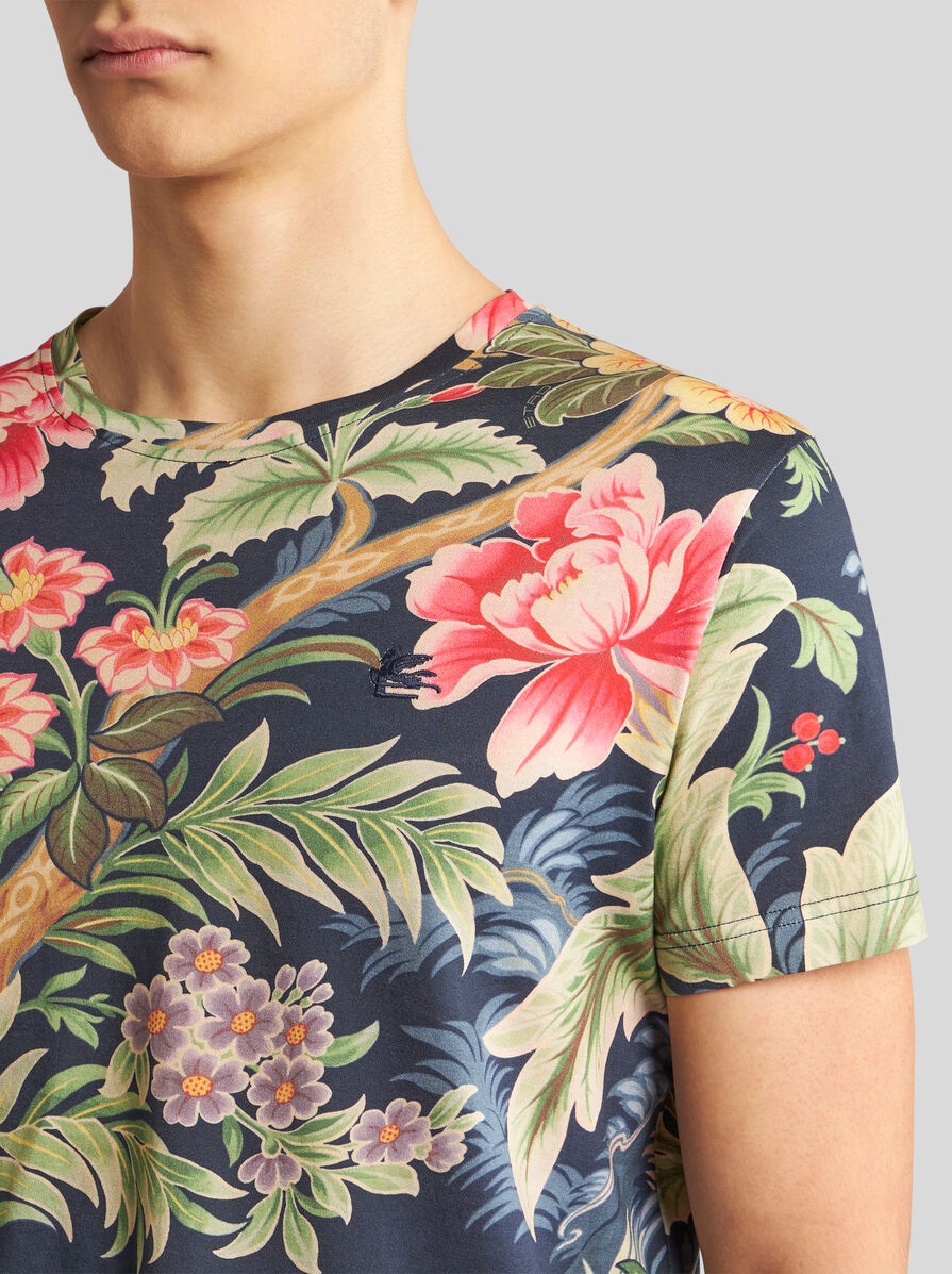 T-SHIRT WITH FLORAL PRINT - 3