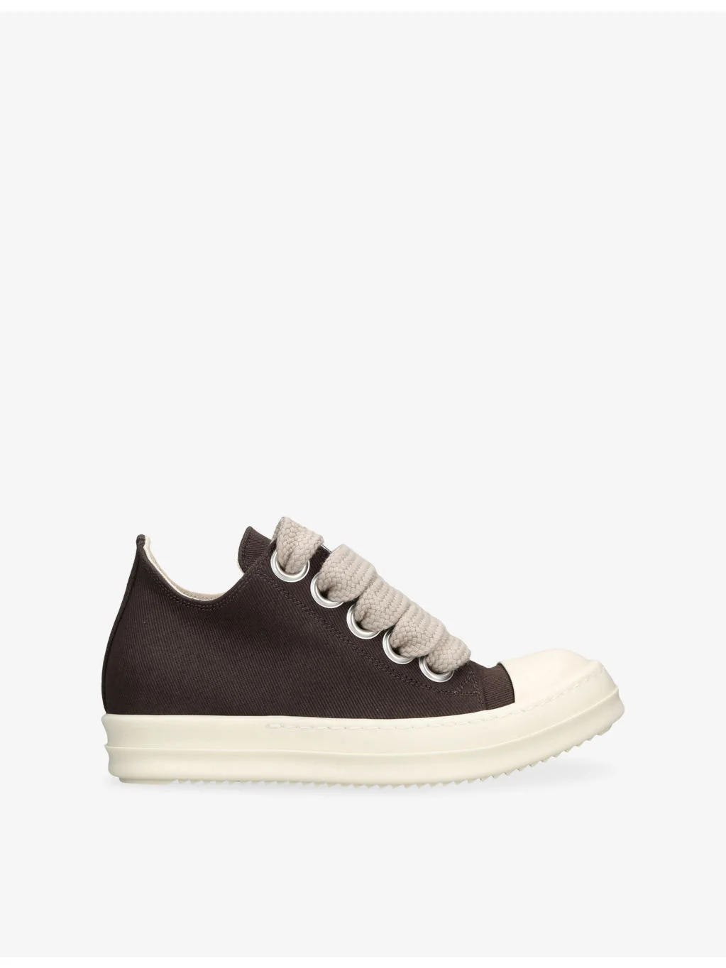 Jumbo-Lace Low Canvas Trainers - 1