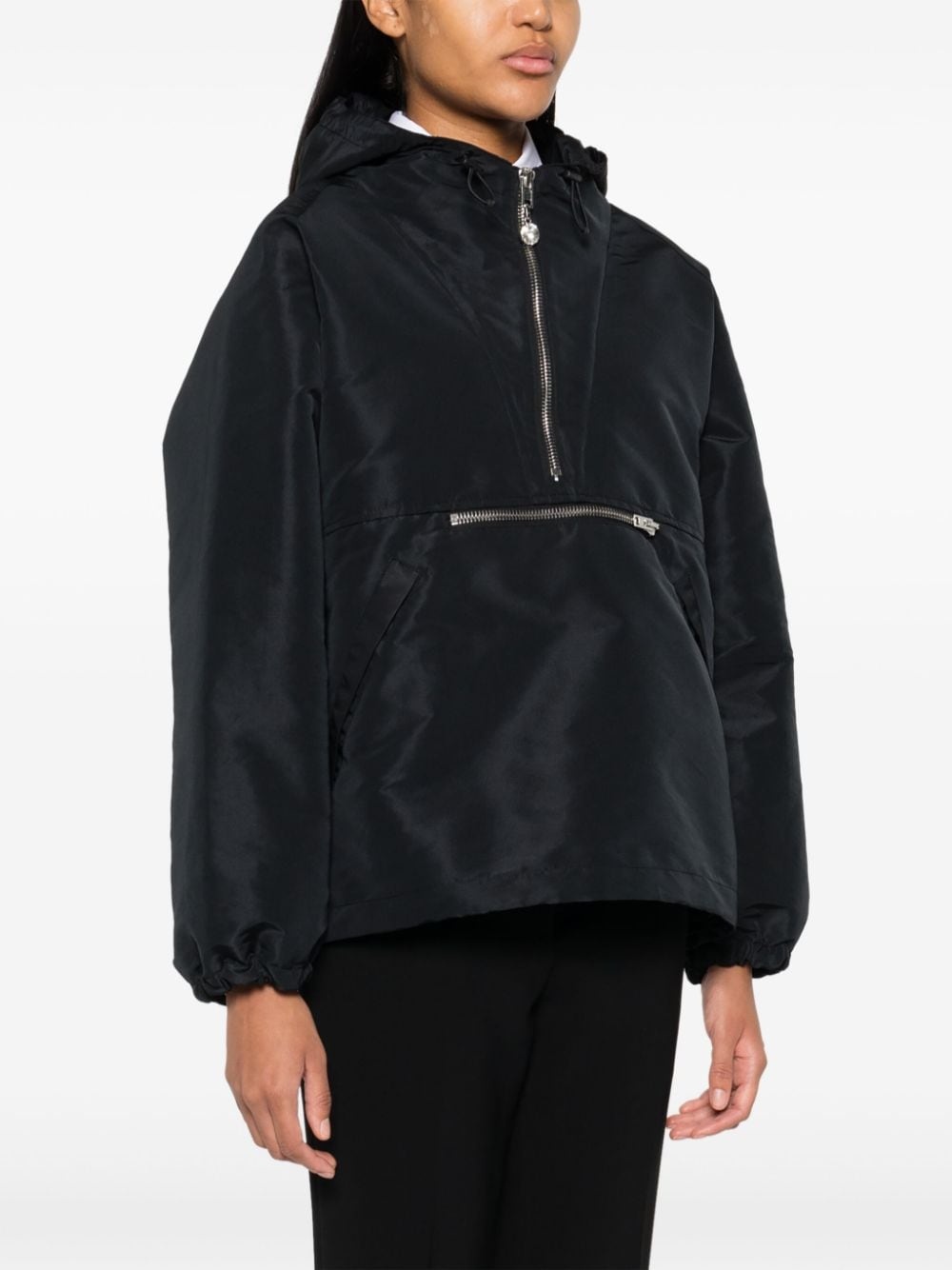 patch-detail hooded jacket - 3