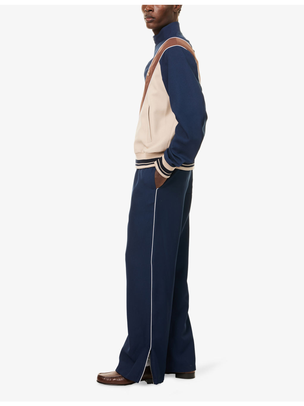 Monogram Straight-Leg Woven Jogging Bottoms - 2
