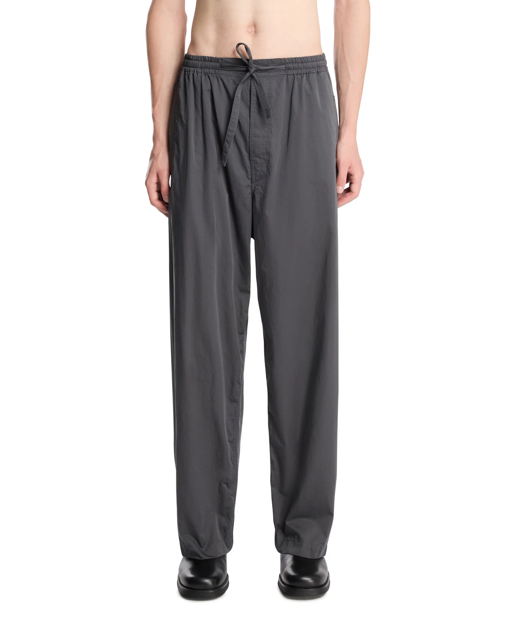 Gray Drawstring Pants - 1