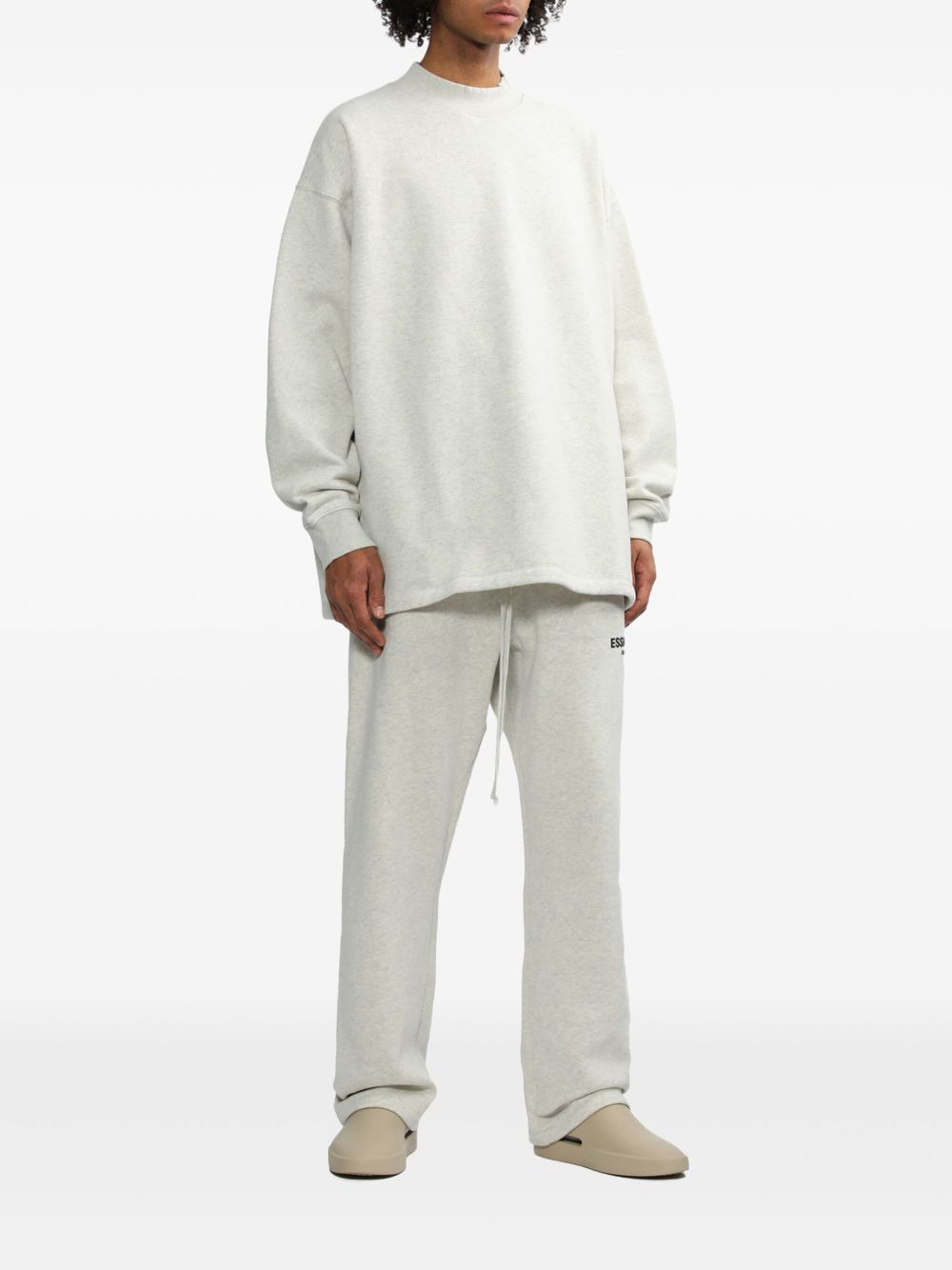 Essentials Relaxed Crewneck "Light Oatmeal" - 2