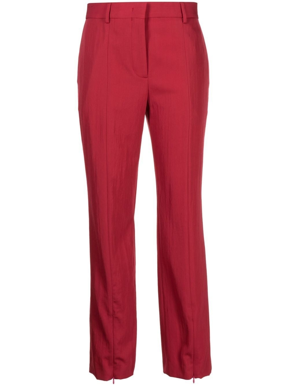 high-waisted tailored trousers - 1