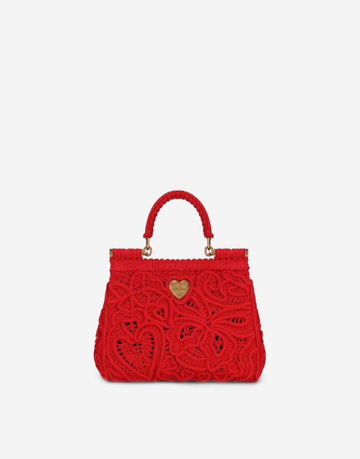 Small cordonetto lace Sicily bag - 4