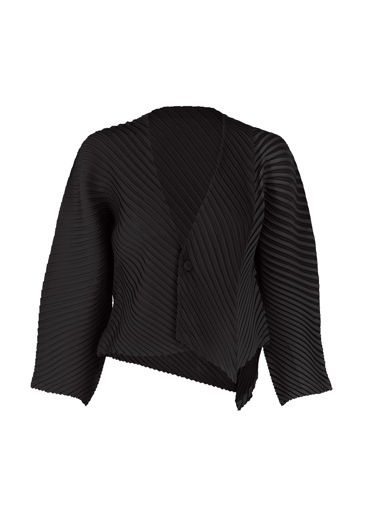 PLASTER PLEATS CARDIGAN - 1