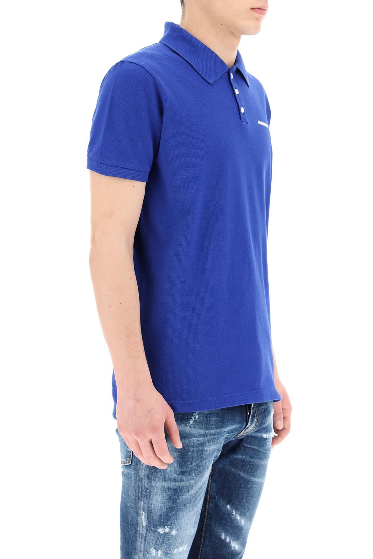 POLO SHIRT WITH LOGO PRINT - 3