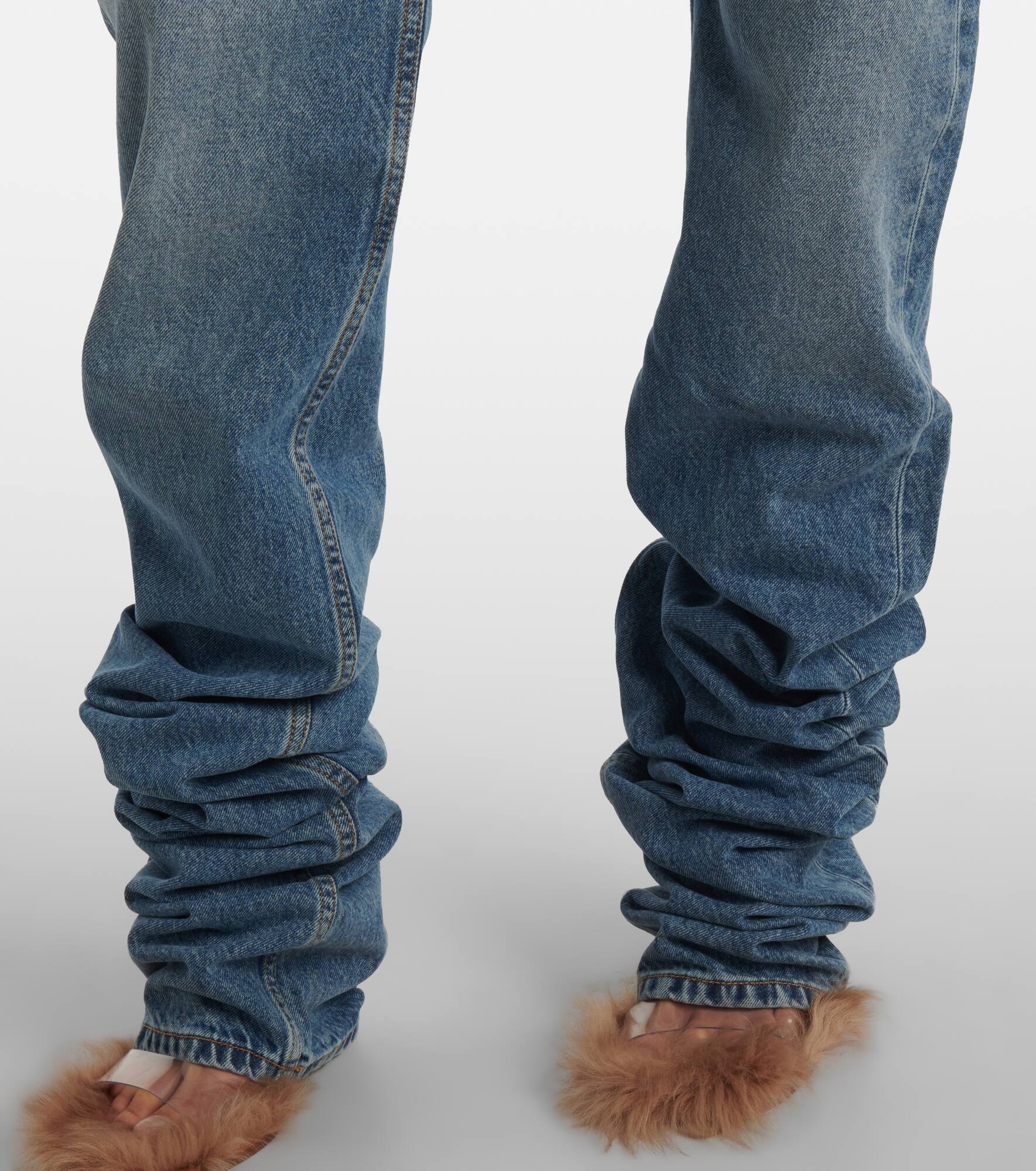Mid-rise straight jeans - 5
