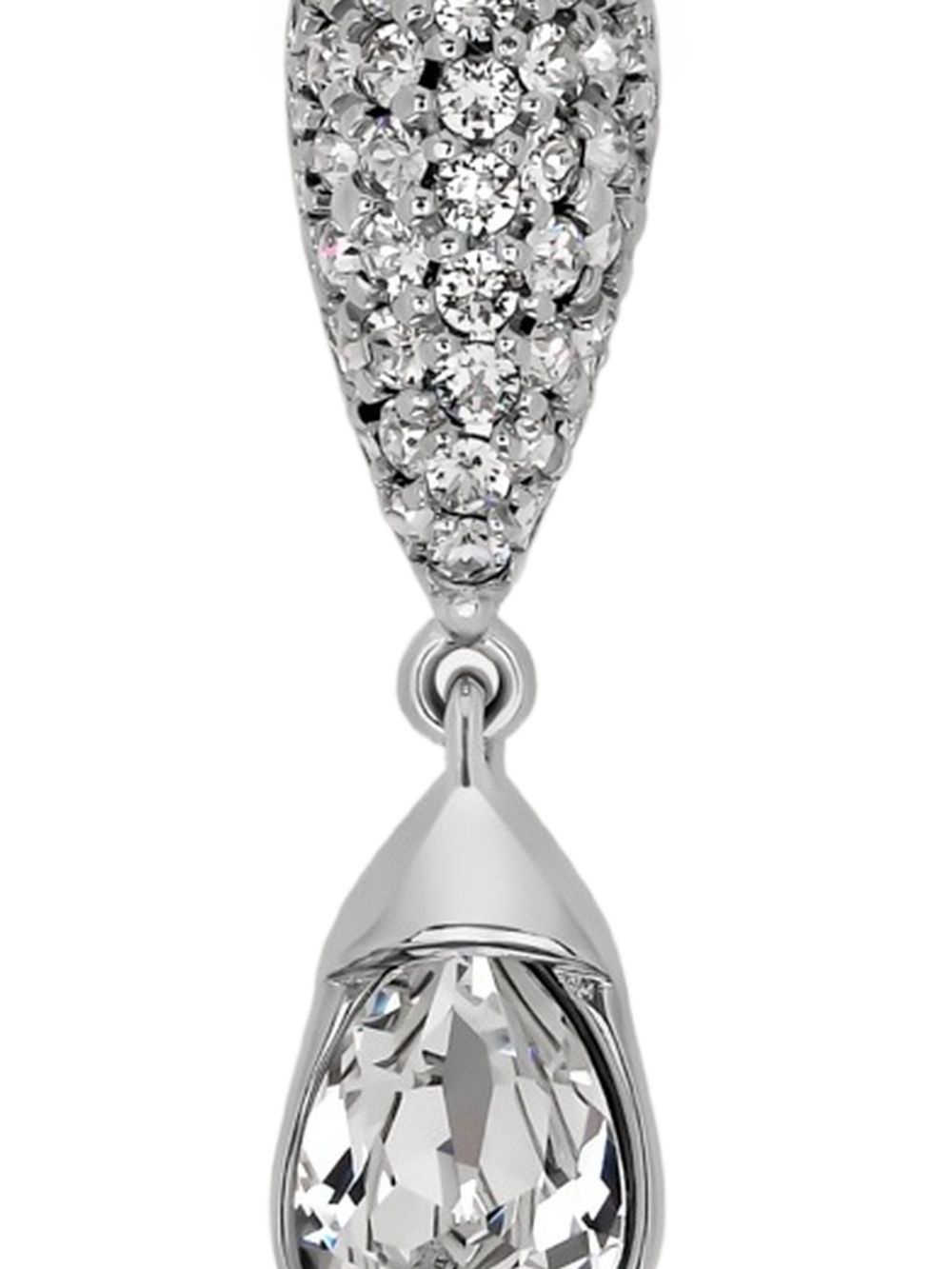crystal-embellished earrings - 2