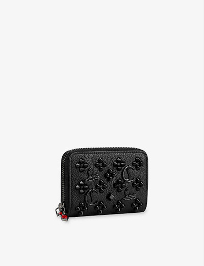 Christian Louboutin Panettone studded leather coin purse outlook