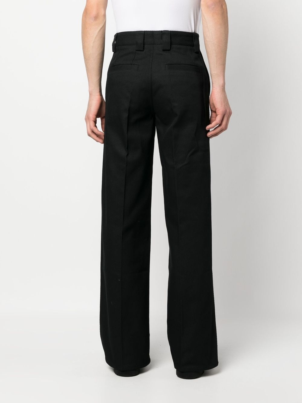tailored straight-leg trousers - 4