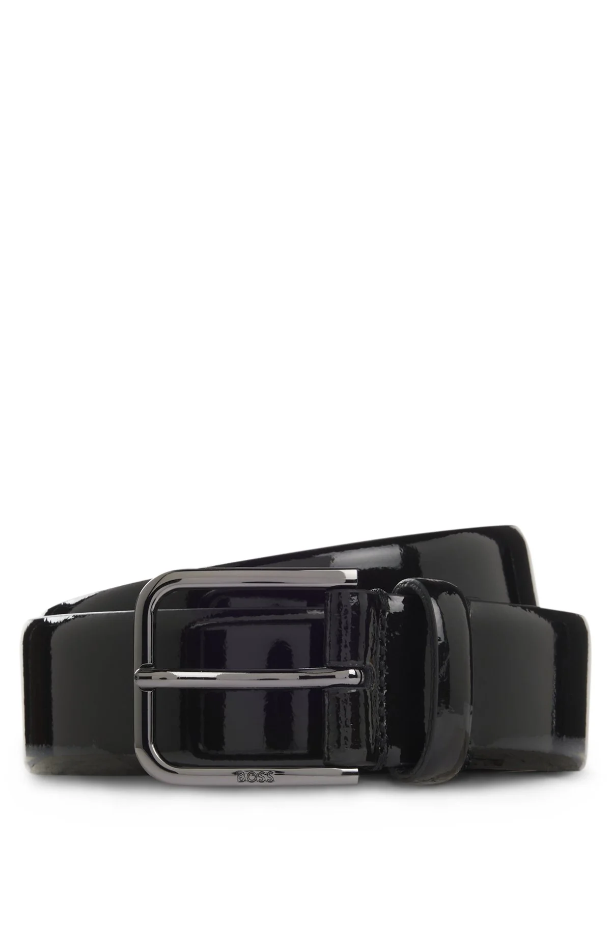 SMOOTH PATENT LEATHER BELT FOR FORMALWEAR - 1