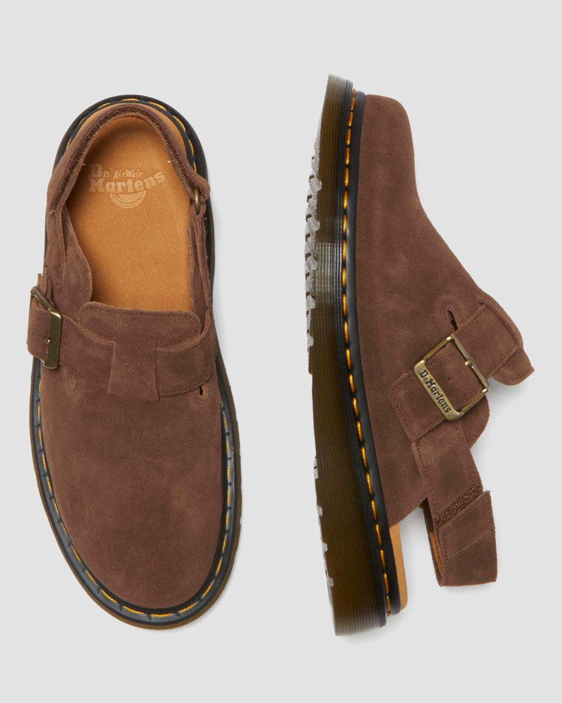 Dr. Martens Jorge II Bronx Suede Slingback Mule outlook