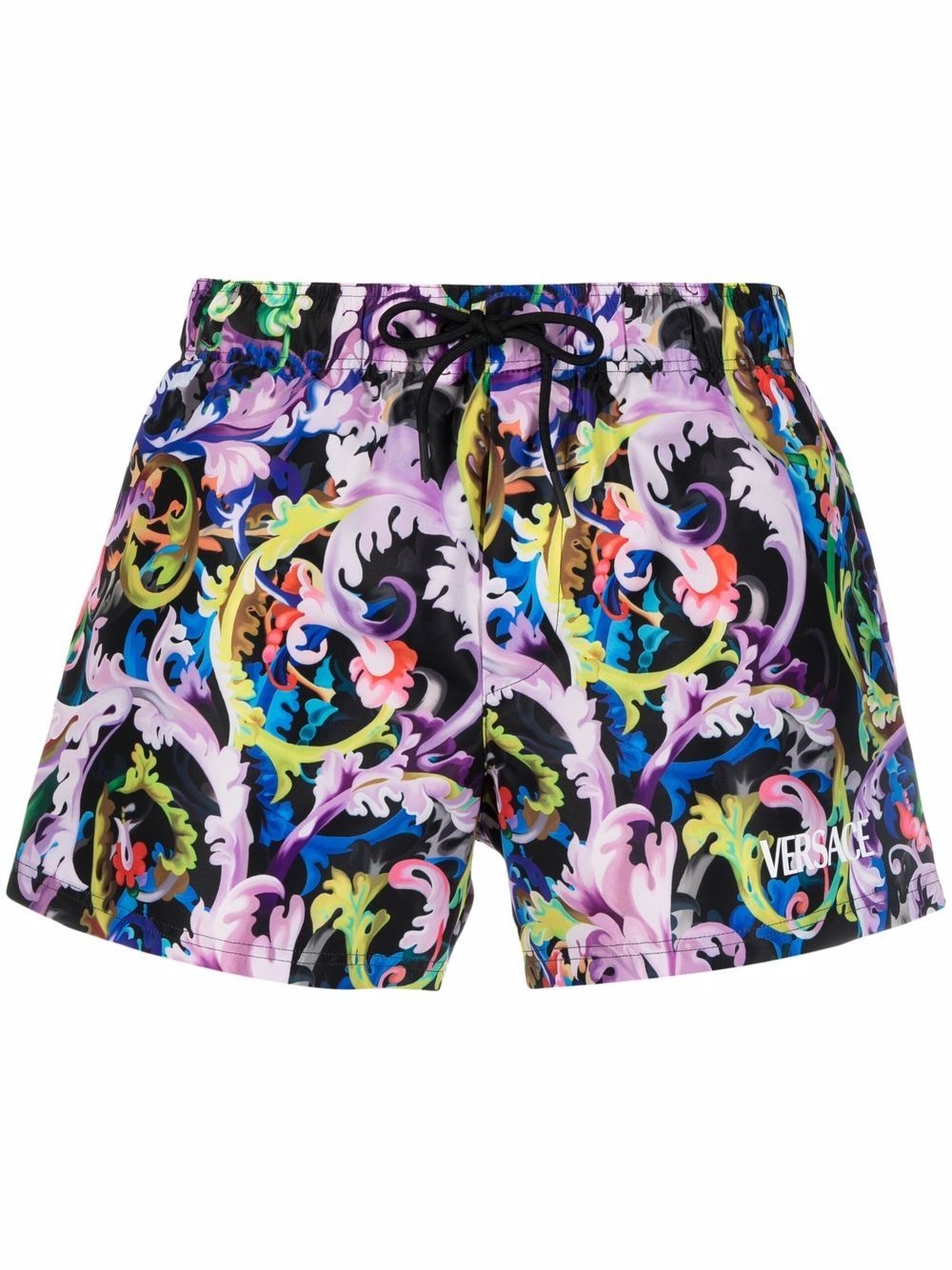 Baroccoflage print swim shorts - 1