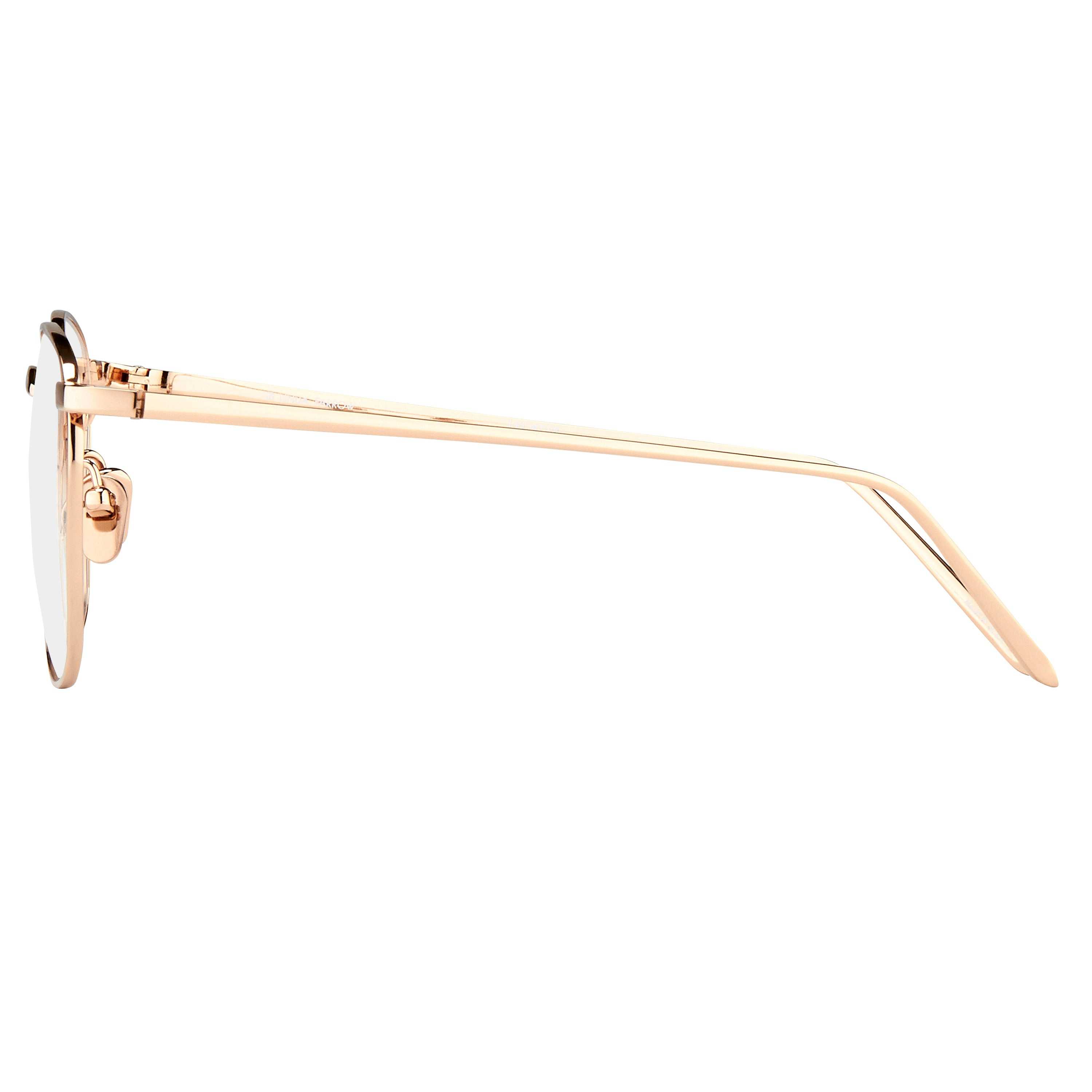 THE SIMON | SQUARE OPTICAL FRAME IN ROSE GOLD (C8) - 5