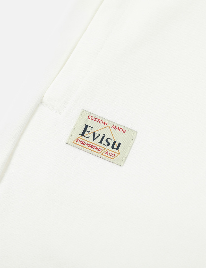 TAIKO DARUMA PRINT SWEAT SHORTS 9