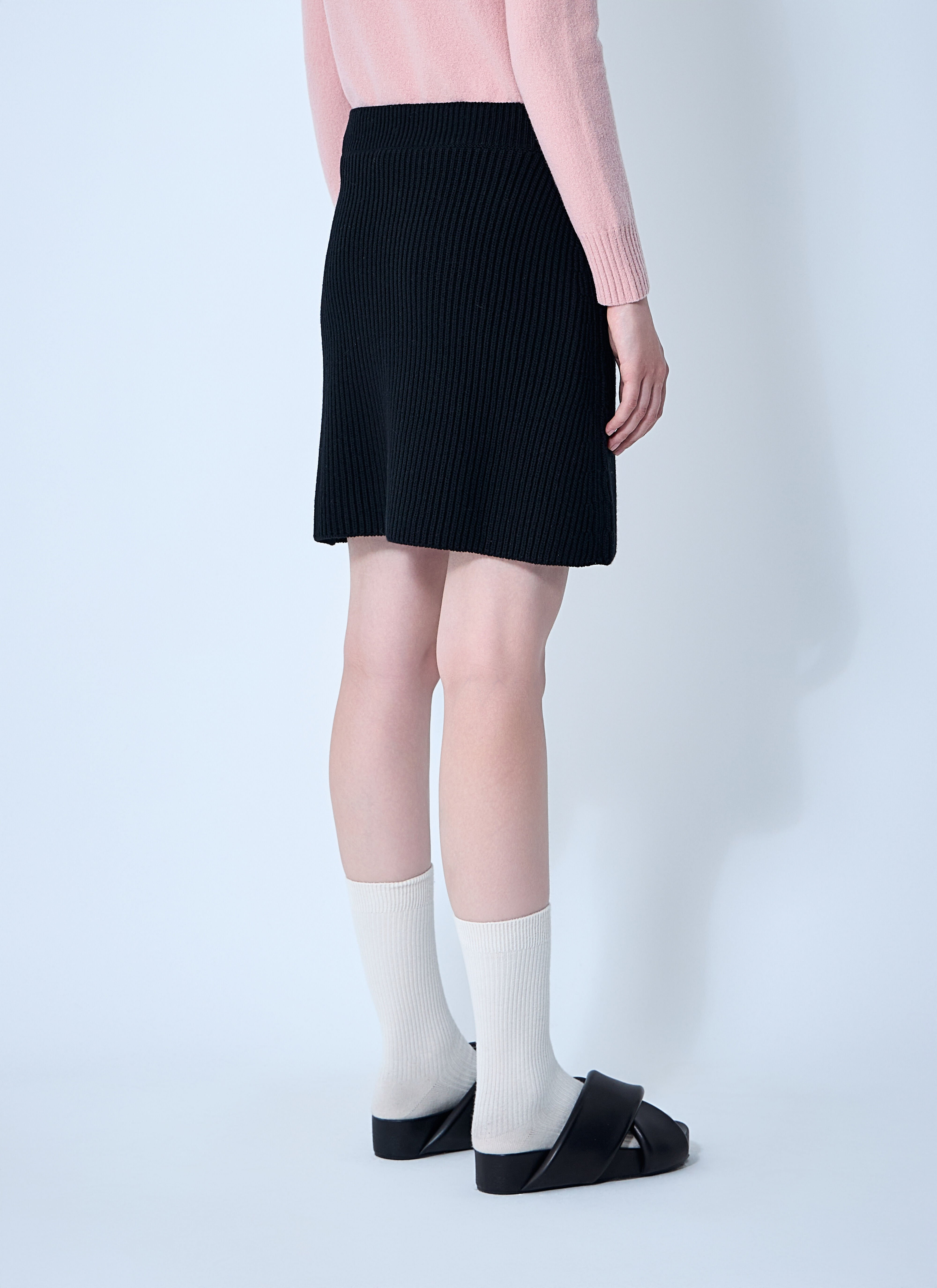 Wool Mini Skirt - 4