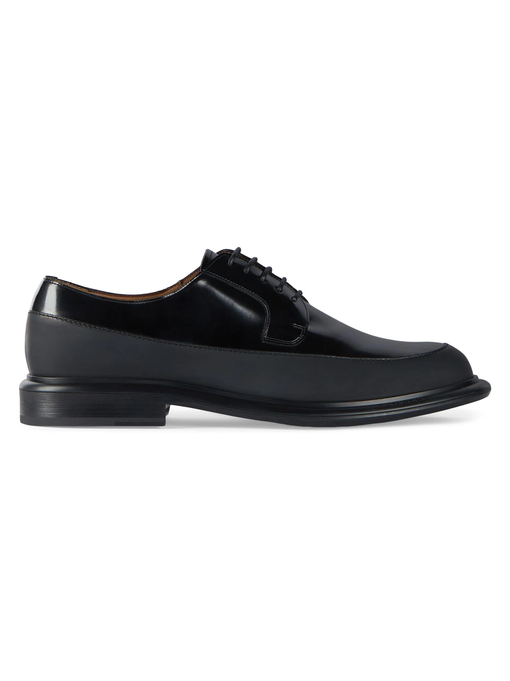 Men's Gent Derbies in Leather - Black - 1