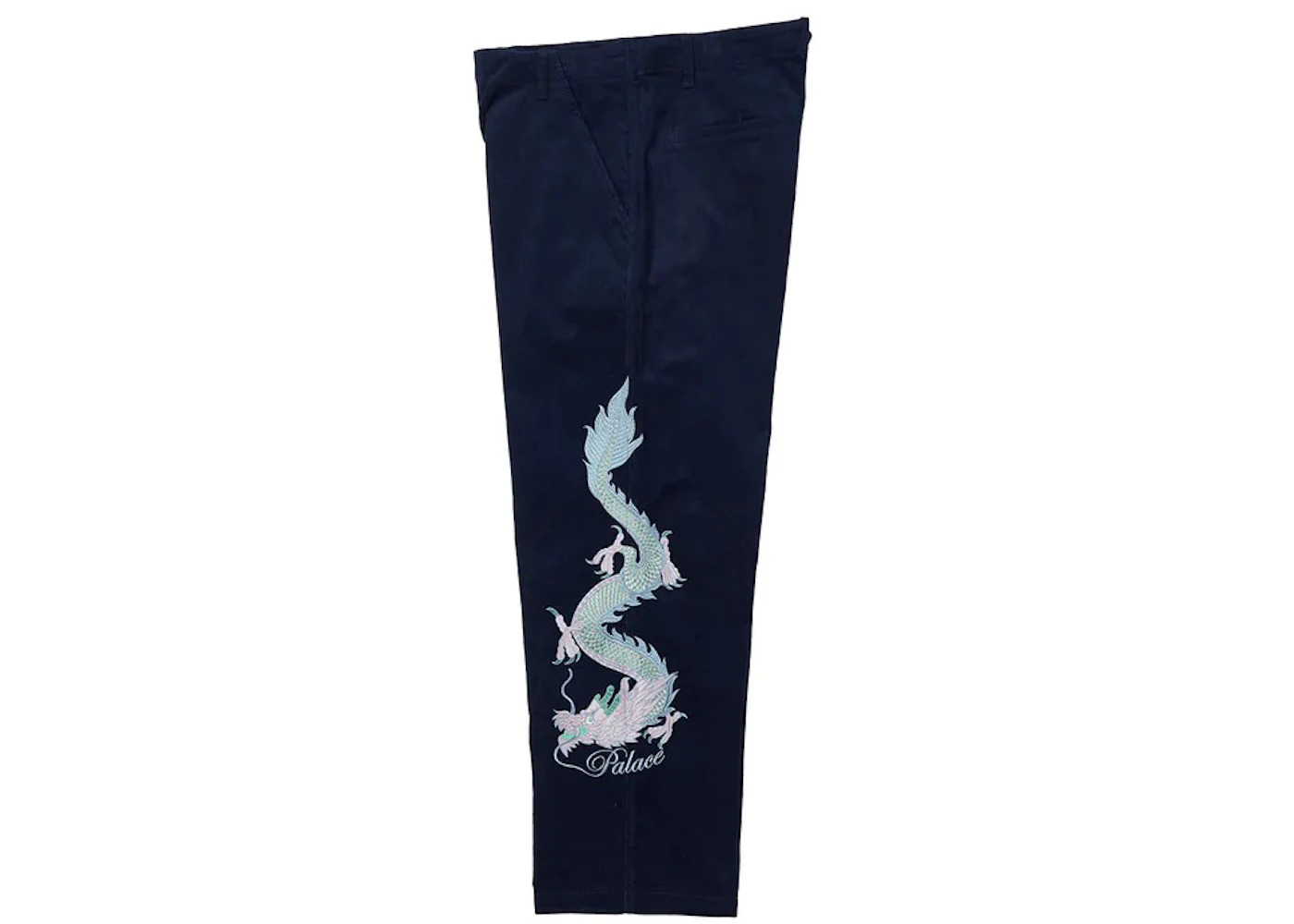 Palace Double Dragon Tour Plain Pant Navy - 2