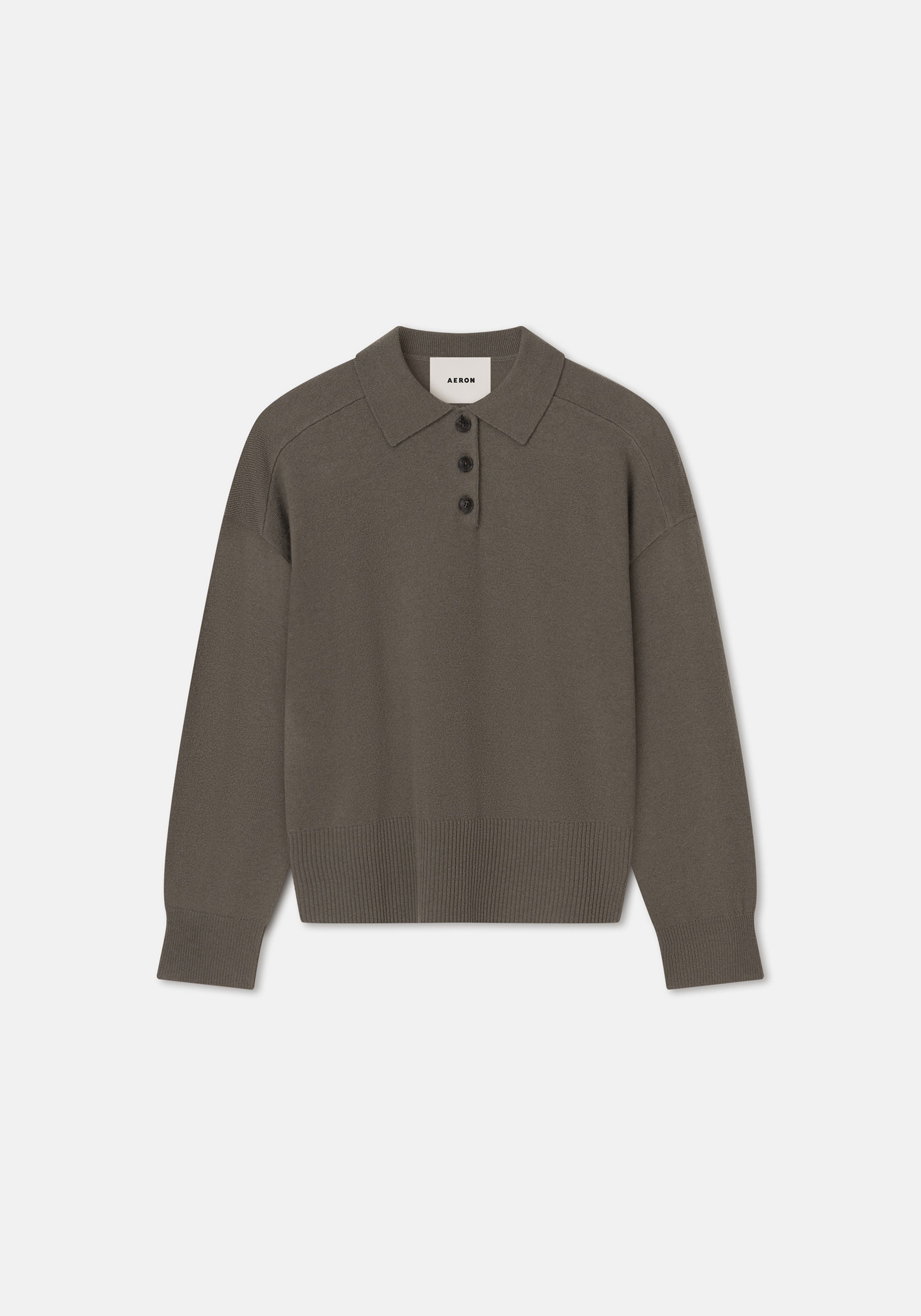 REGINA
Pure merino wool polo sweater - 1