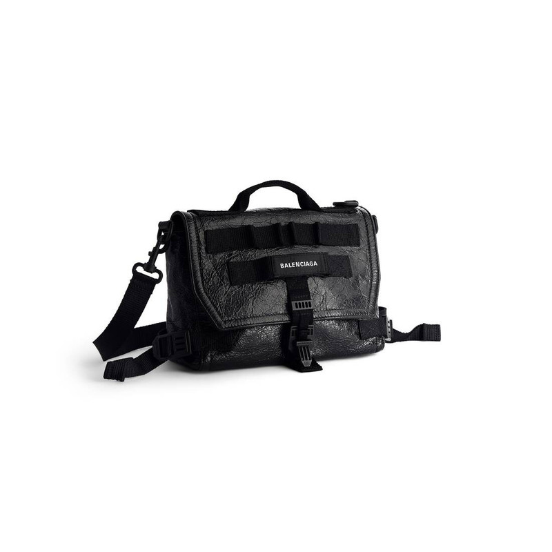 BALENCIAGA Men's Army Small Messenger Bag in Black outlook