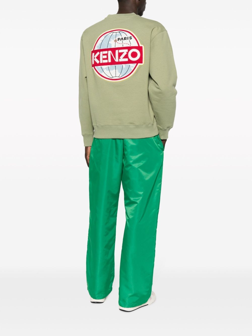 logo-embroidered long-sleeve sweatshirt - 2