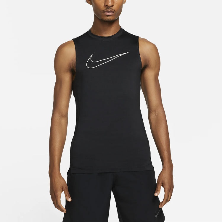 Nike Big Logo Tight Breathable Sleeveless Vest Black DD1989-010 - 3
