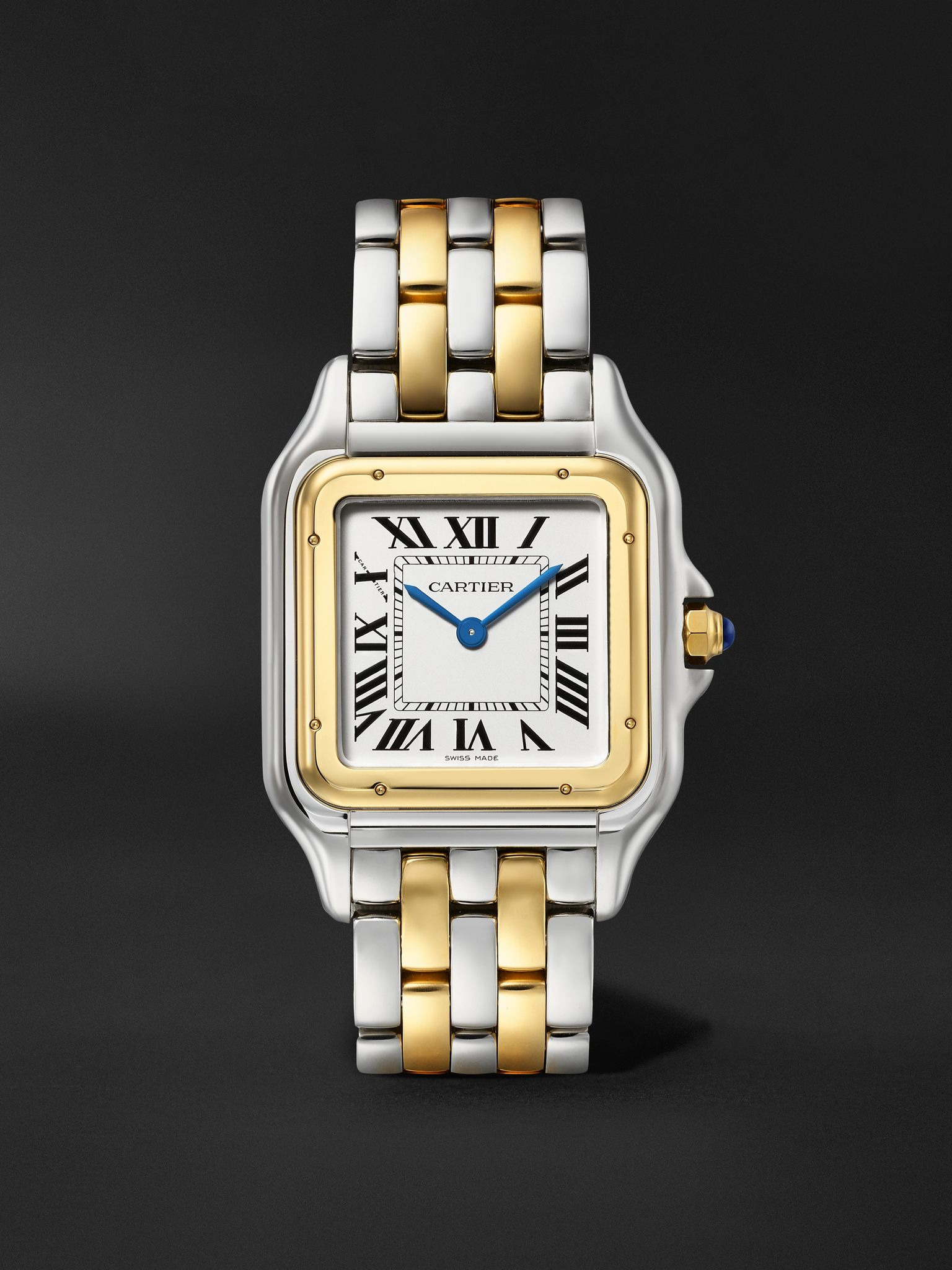 Panthère de Cartier Large 31mm 18-Karat Gold and Stainless Steel Watch, Ref. No. W2PN0016 White - 1