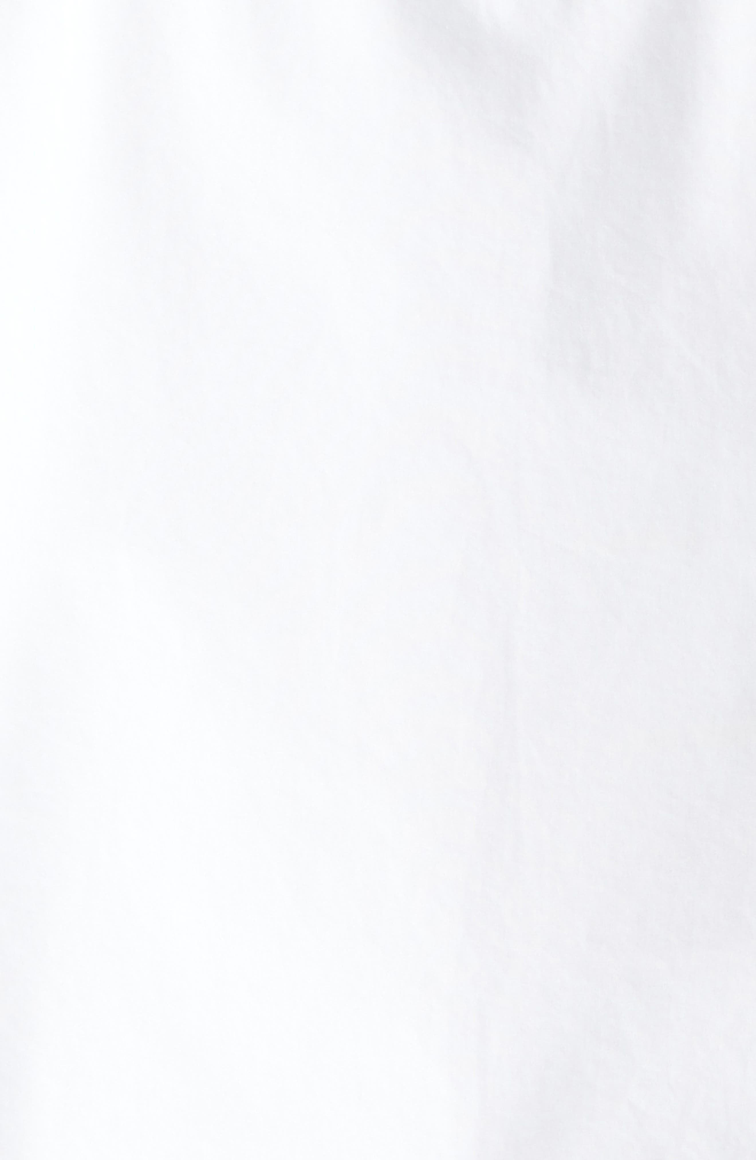R13 Bubble Hem Cotton Button-Up Shirt in White at Nordstrom - 7