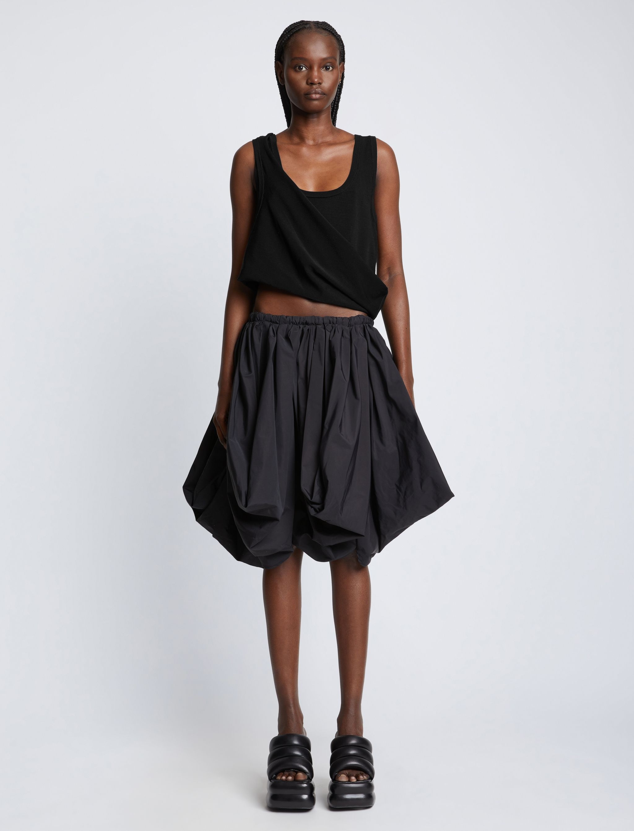 Matte Viscose Knit Tank Top - 3