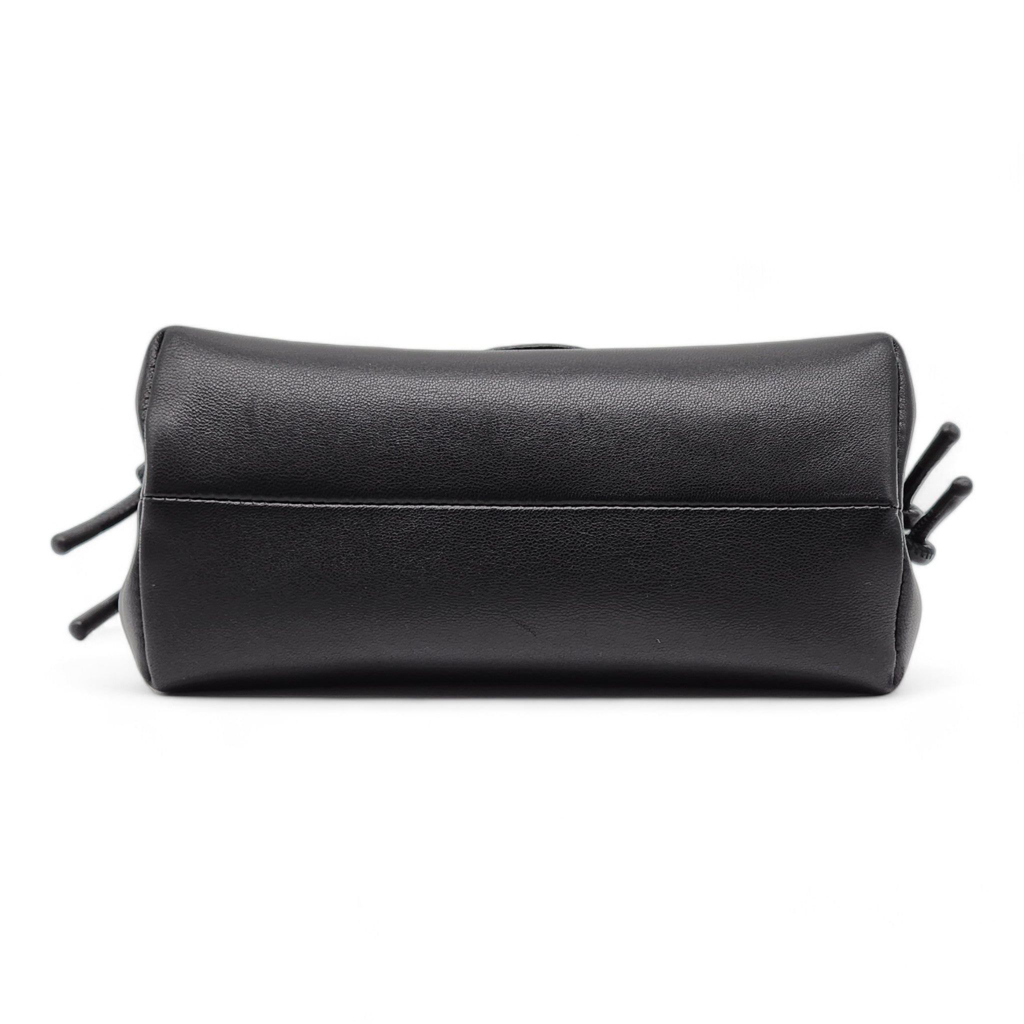 Valentino Mini VLOGO East/West Shoulder Bag - Leather - Black - 4