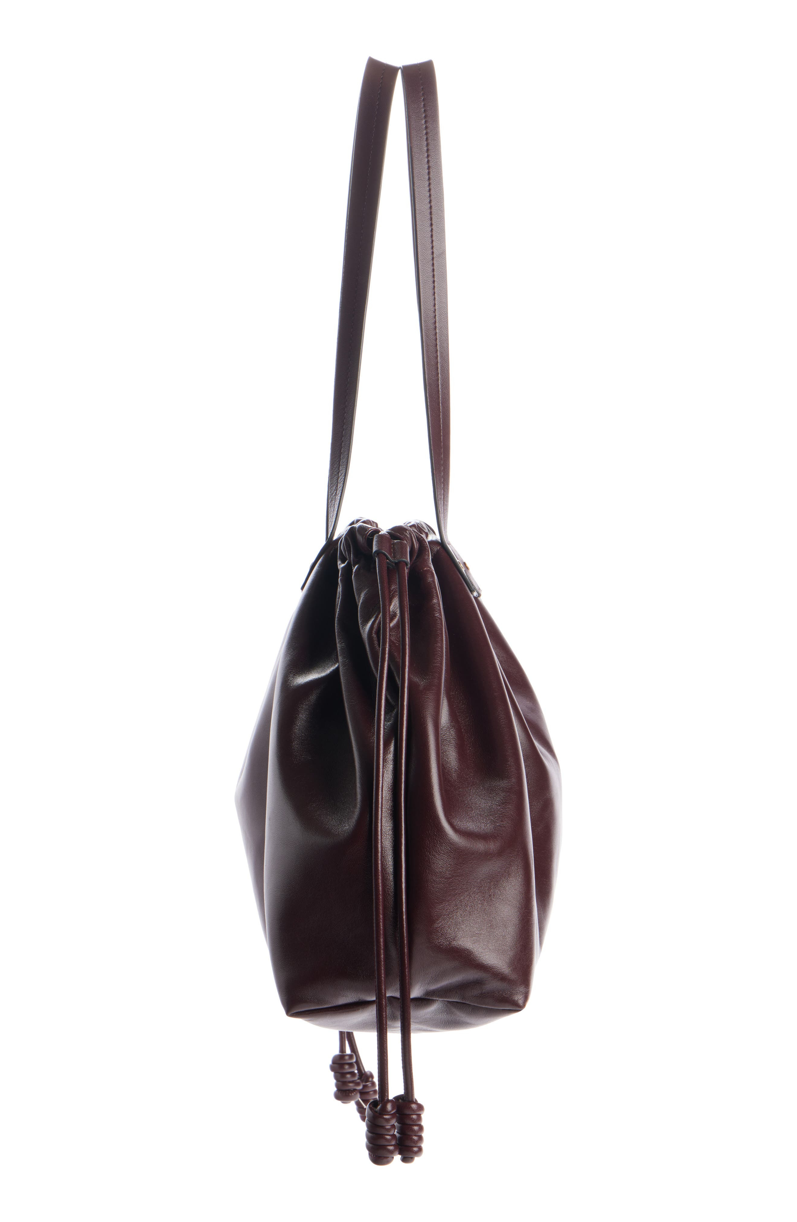 Isabel Marant Silven Leather East/West Tote in Burgundy at Nordstrom - 5