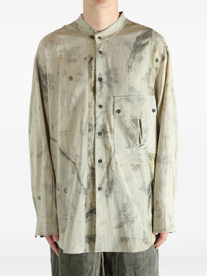 abstract-print cotton shirt 3