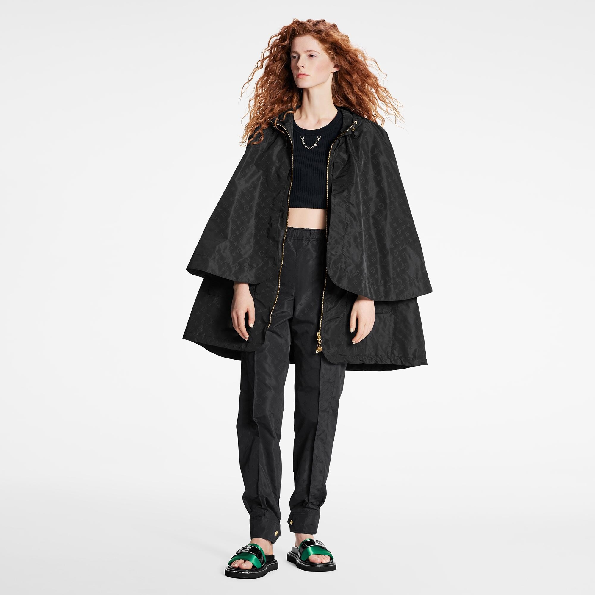 Sleeveless Parka Cape - 2