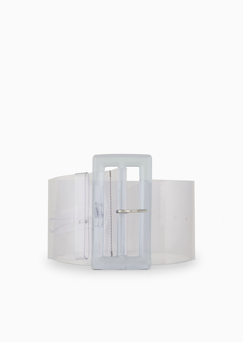 PVC belt with oversized buckle 1