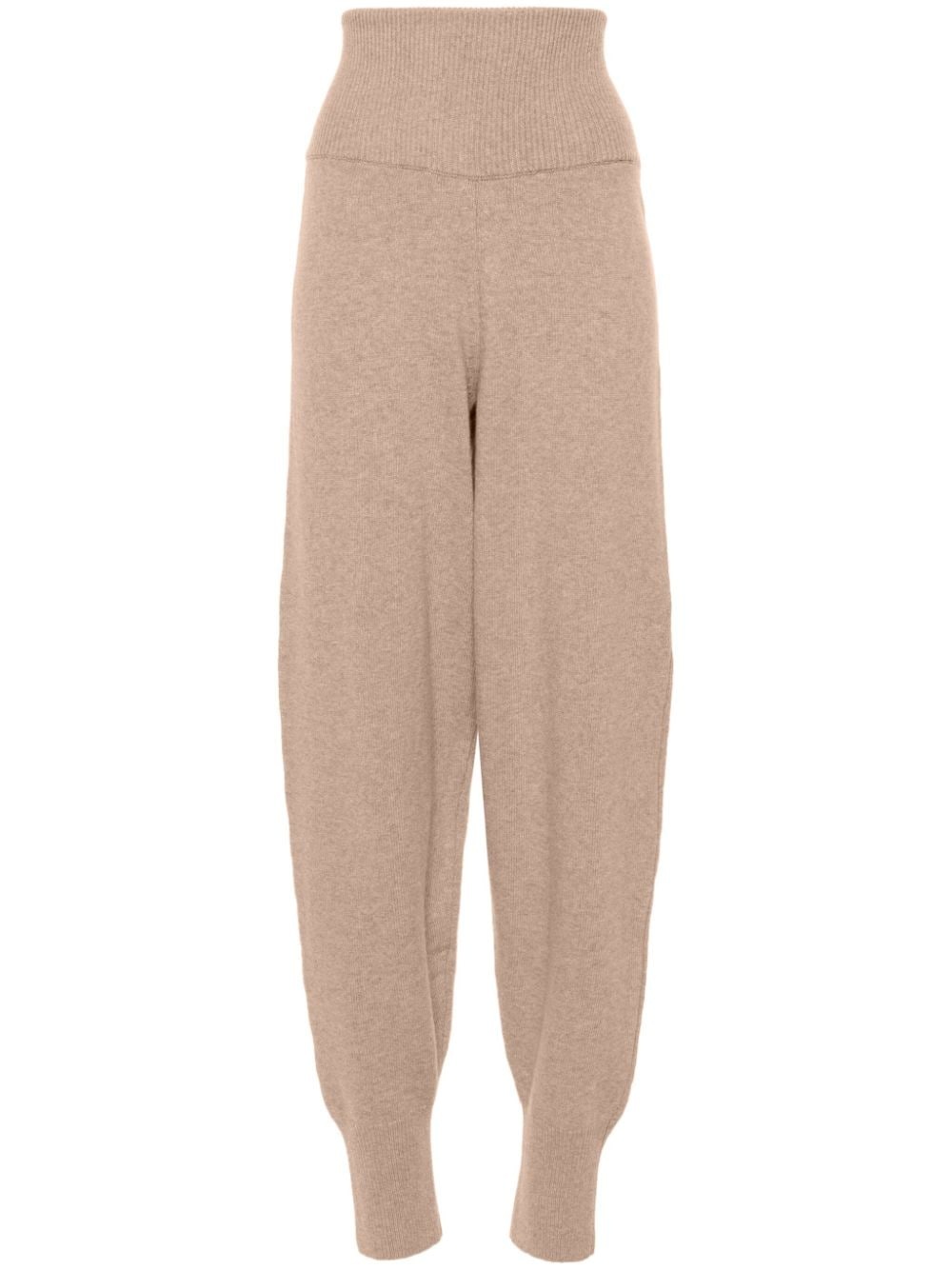 knitted track pants - 1