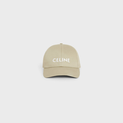 CELINE celine baseball cap in cotton outlook