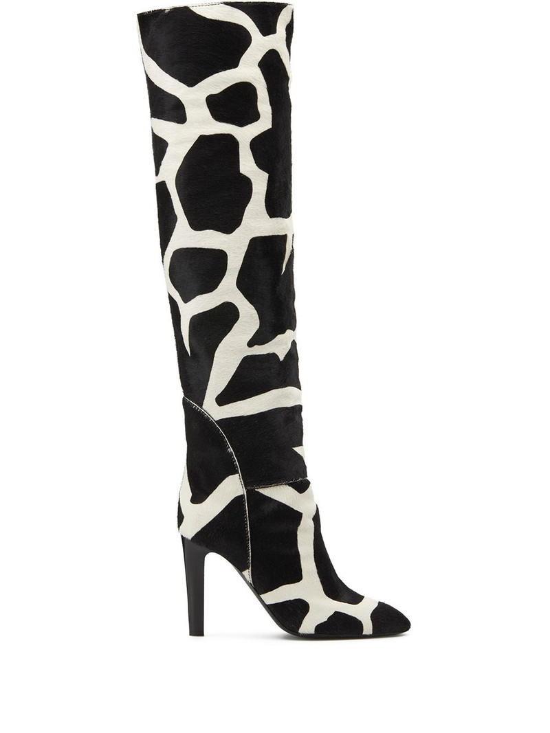 giraffe print boots 1
