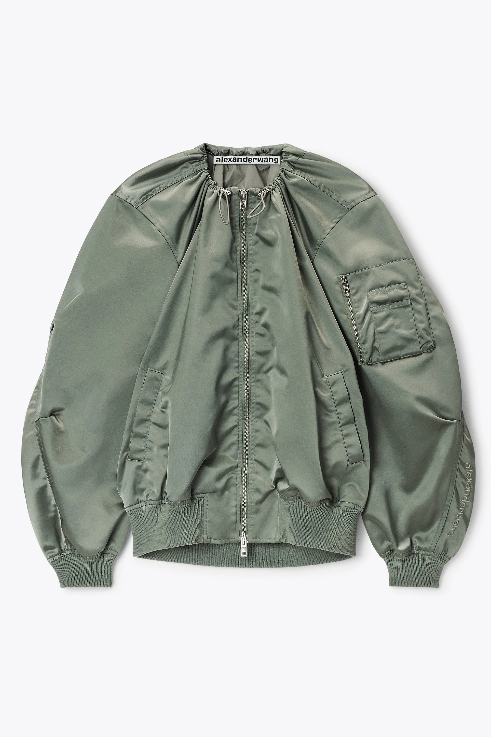 SCOOP NECK BOMBER - 1